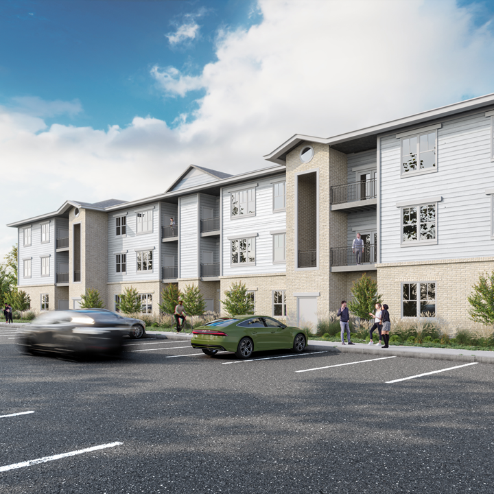 Rendering: Shepherd Springs apartments in Okolona